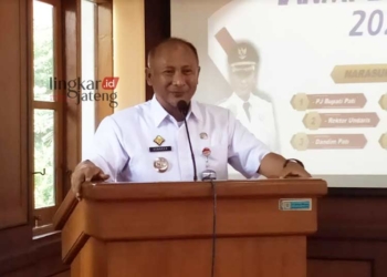 Pj Bupati Pati, Henggar Budi Anggoro. (Khairul Mishbah/Lingkarjateng.id)