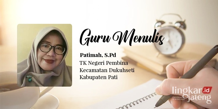 POTRET: Patimah, S.Pd Guru TK Negeri Pembina, Kecamatan Dukuhseti, Kabupaten Pati. (Istimewa/Lingkarjateng.id)
