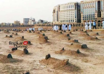 ILUSTRASI: Kompleks pemakaman Baqi di Madinah, Arab Saudi. (Istimewa/Lingkarjateng.id)