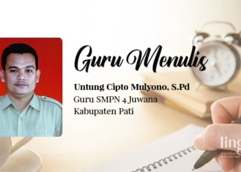 POTRET: Guru SMPN 4 Juwana, Kabupaten Pati, Untung Cipto Mulyono, S.Pd. (Istimewa/Lingkarjateng.id)