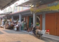 POTRET: Pertokoan Pasar Kobong DesaWulung, Kecamatan Randublatung, Kabupaten Blora. (Hanafi/Lingkarjateng.id)