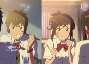 POTRET: Tokoh film anime Your Name. (Tangkapan Layar IMDB/Lingkarjateng.id)