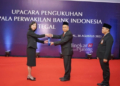 PROSESI: Pengukuhan Marwadi sebagai Kepala Perwakilan Bank Indonesia (BI) Tegal. (Dok. Humas BI Tegal/Lingkarjateng.id)