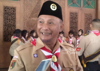 MENERANGKAN: Penjabat (PJ) Bupati Pati Henggar Budi Anggoro. (Setyo Nugroho/Lingkarjateng.id)
