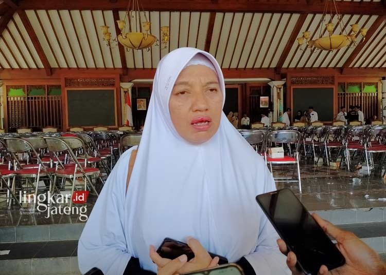 Petani di Pati Diimbau Tanam Kacang-kacangan selama Kemarau 25 BERI KETERANGAN: Kepala Dispertan Pati, Niken Tri Meiningrum. (Arif Febriyanto/Lingkarjateng.id)