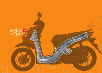 Ilustrasi kerangka eSAF pada motor Honda. (Heronusahonda/Lingkarjateng.id)