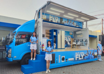 Midea akan melakukan aktifitas caravan yang diselenggarakan roadshow di 6 kota di pulau Jawa mulai dari Jakarta, Cirebon, Tegal, Semarang, Solo, dan Yogyakarta di titik terakhir. (Dok.Lingkarjateng.id)