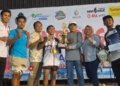 RAIH JUARA: Kontingen atlet renang Jepara berhasil bawa 13 medali emas di Kejuaraan Renang Antar-Perkumpulan (KRAP) Pantura Jawa Tengah. (Muslichul Basid/Lingkarjateng.id)