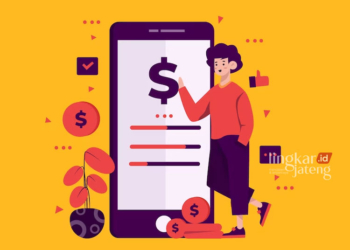 ILUSTRASI: Pinjaman online. (Freepik/Lingkarjateng.id)