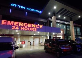 POTRET: Tampak depan UGD Rumah Sakut Attin, Bawen tempat salah satu korban kecelakaan Exit Tol Bawen mendapatkan perawatan medis. (Hesty Imaniar/Lingkarjateng.id)