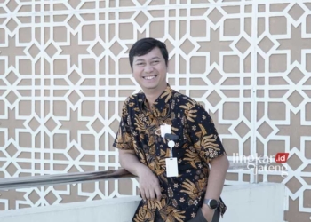 POTRET: Ketua IDI Kabupaten Kudus, Ahmad Syaifuddin. (Ihza Fajar/Lingkarjateng.id)