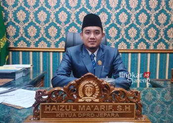 POTRET: Ketua DPRD Kabupaten Jepara, Haizul Ma’arif. (Tomi Budianto/Lingkarjateng.id)