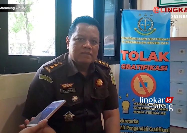 Kasi Pidsus Kejari Pati, Erwin Ardiyanto. (Dok. Lingkar TV/Lingkarjateng.id)