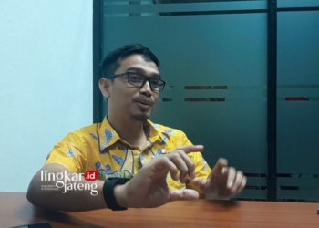 Kabag Pengadaan Barang dan Jasa Unit Layanan Pengadaan Setda Pati, Alfonsus Riko Rinaldi. (Arif Febriyanto/Lingkarjateng.id)