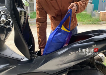 Ilustrasi barang yang dilarang ditaruh di dalam bagasi motor. (Antara/Lingkarjateng.id)