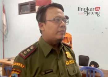 BERI KETERANGAN: Plt Kepala Balai Taman Nasional Gunung Merbabu (TNGM), Nurpana Sulaksono. (Hesty Imaniar/Lingkarjateng.id)