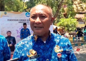 Pj Bupati Pati, Henggar Budi Anggoro. (Arif Febriyanto/Lingkarjateng.id)