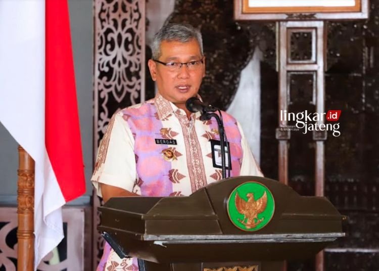 Pj Bupati Kudus Dukung Pemanfaatan DBHCHT untuk Pelatihan Keterampilan 25 Pj Bupati Kudus, Bergas Catursasi Penanggungan. (Nisa Hafizhotus. S/Lingkarjateng.id)
