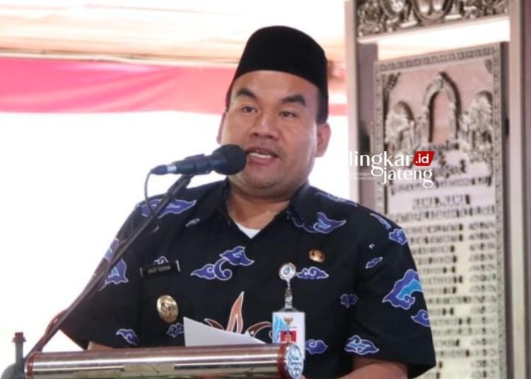 Bupati Blora, Arief Rohman. (Hanafi/Lingkarjateng.id)
