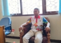 BERI KETERANGAN: Ketua KONI Pati, Mustamaji. (Arif Febriyanto/Lingkarjateng.id)