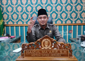 POTRET: Ketua Dewan Perwakilan Rakyat Daerah (DRPD) Kabupaten Jepara, Haizul Ma'arif. (Tomi Budianto/Lingkarjateng.id)