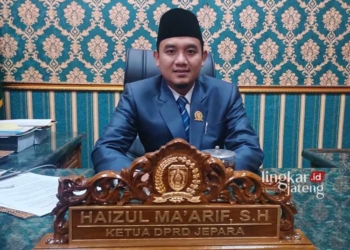 POTRET: Ketua Dewan Perwakilan Rakyat Daerah (DPRD) Kabupaten Jepara, Haizul Ma’arif. (Tomi Budianto/Lingkarjateng.id)