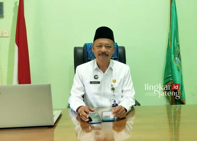 POTRET: Kepala Kankemenag Kabupaten Pati, Ahmad Syaikhu. (Setyo Nugroho/Lingkarjateng.id)