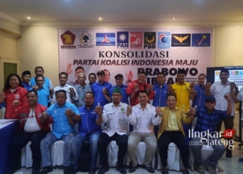 Konsolidasi Koalisi Indonesia Maju (KIM) di RM Maribu, Jepara, Jumat, 3 November 2023. (Muslichul Basid/Lingkarjateng.id)