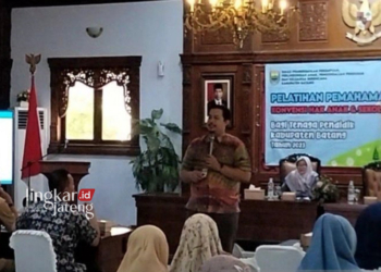 KONDUSIF: Pelatihan seputar konvensi hak anak dan sekolah ramah anak kepada pemangku kebijakan serta pendidik di Kabupaten Batang. (Antara/Lingkarjateng.id)