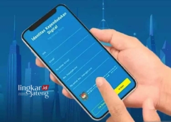 ILUSTRASI: Tangkapan layar proses aktivasi identitas kependudukan digital. (Antara/Lingkarjateng.id)
