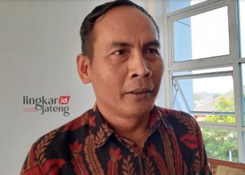 Ketua Bawaslu Kabupaten Semarang, Agus Riyanto. (Hesty Imaniar/Lingkarjateng.id)