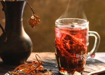 TERSAJI: Wedang Uwuh, salah satu minuman tradisional yang bisa menghangatkan tubuh. (Instagram @sefafirdaus/Lingkarjateng.id)