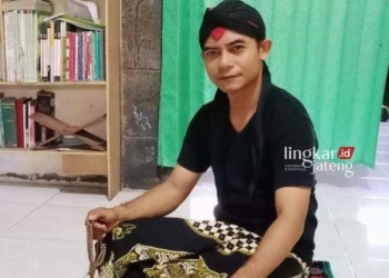 POTRET: Salah Satu Korlap Grobogan Bermunajat, Miftakh Bustanul Arifin. (Dok. Pribadi for Lingkar/Lingkarjateng.id)