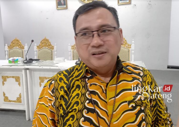 Kepala Cabang BPJS Kabupaten Kendal Agus Suyono. (Avian Maulana/Lingkarjateng.id)