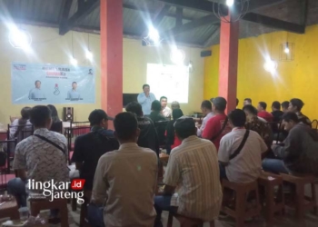Relawan GibranKu Kudus Jaring Berbagai Elemen Menangkan Prabowo-Gibran 30 DEKLARASI: Relawan GibranKu Kudus mendeklarasikan dukungan terhadap Capres dan Cawapres Prabowo dan Gibran di Desa Sidorekso, Kecamatan Kaliwungu, Kabupaten Kudus pada Kamis, 14 Desember 2023 malam.