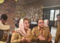 KONFERENSI PERS: Wali Kota Semarang Hevearita Gunaryanti Rahayu saat menyampaikan tentang soal kasus Covid-19 di Semarang, Senin, 11 Desember 2023. (Rizky Syahrul Al-Fath/Lingkarjateng.id)