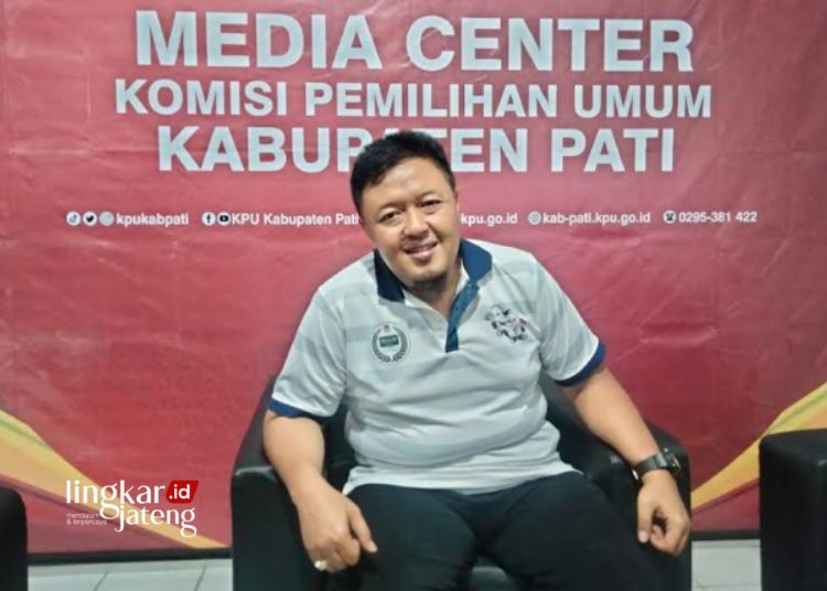 Divisi Teknis Penyelenggaraan Pemilu KPU Pati, Khusnul Imanuddin. (Arif Febriyanto/Lingkarjateng.id)