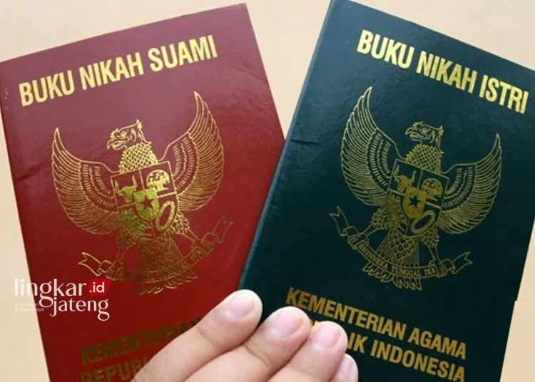 Dispensasi Nikah di Pati Capai 461 Putusan selama 2023, Tertinggi Mei dan Juni 25 ILUSTRASI: Buku nikah suami dan buku nikah istri. (Antara/Lingkarjateng.id)