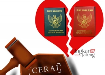 ILUSTRASI: Kasus perceraian. (Antara/Lingkarjateng.id)