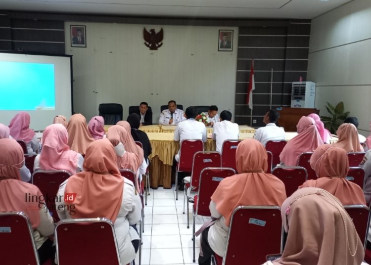 AUDIENSI: Audiensi yang dilakukan FKHN Kendal dengan Dinkes Kendal pada Rabu, 31 Januari 2024. (Arvian Maulana/Lingkarjateng.id)