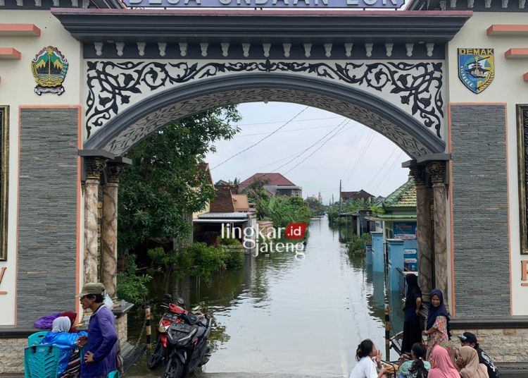 Update Banjir Di Demak Ketinggian Air Di Undaan Lor Masih 1 5 Meter