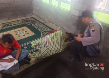 LEMAH: Survivor atas nama Purnomo Joko Tri Kustanto warga Dusun Miri, Desa Papringan, Kecamatan Kaliwungu, Kabupaten Semarang akhirnya ditemukan di wilayah perkebunan Dusun Sokowolu, Desa Tajuk, Kecamatan Getasan, Kabupaten Semarang pada Senin, 26 Februari 2024. (Humas Polres Semarang dan BPBD Kabupaten Semarang/Lingkarjateng.id)