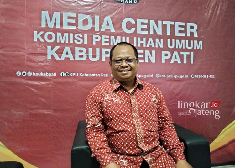 Ketua KPU Kabupaten Pati Supriyanto. (Arif Febriyanto/Lingkarjateng.id)