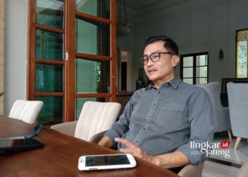 Ketua DPC Partai Gerindra Salatiga, Yuliyanto. (Angga Rosa/Lingkarjateng.id)