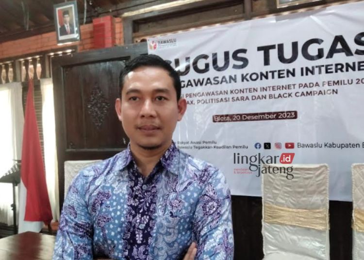 Ketua Bawaslu Kabupaten Blora, Andyka Fuad Ibrahim. (Hanafi/Lingkarjateng.id)