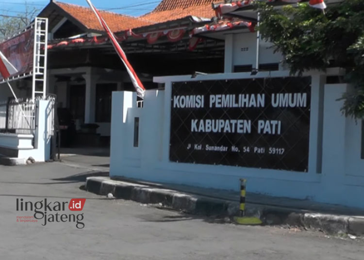 Kantor KPU Kabupaten Pati. (You Tube KPU Pati/Lingkarjateng.id)