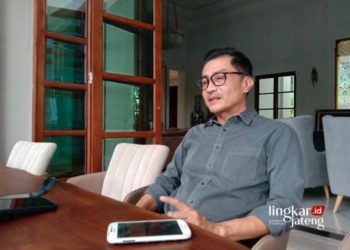 Ketua DPC Partai Gerindra Salatiga, Yuliyanto. (Angga Rosa/Lingkarjateng.id)