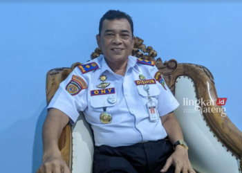 Kepala Dinas Perhubungan (Dishub) Kabupaten Jepara, Ony Sulistijawan. (Tomi Budianto/Lingkarjateng.id)