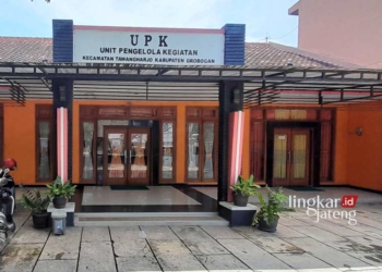 POTRTE: Kantor BUMDesma Tawangharjo, Kabupaten Grobogan. (Eko Wicaksono/Lingkarjateng.id)