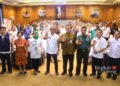 SINERGITAS: Kegiatan rencana kerja terpadu untuk mendukung penanggulangan Tuberkulosis (TBC) di Kabupaten Kudus di Hotel Griptha pada Kamis, 7 Maret 2024. (Nisa Hafizhotus Syarifa/Lingkarjateng.id)